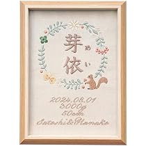 刺繍 命名紙 命名書 名前旗 出産祝い 内祝い 女の子 名入れ 名前入り 花柄 刺繍 命名紙 命名書 名前旗 出産祝い 内祝い 女の子 名入れ 名前