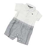 [アルマーニベビー] ARMANI BABY ベビー服 半袖ショートオール (セットアップ風) RXM011N 6Mサイズ