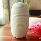 Homestia 現代 スタイル 装飾 セラミック アート 花瓶 ホワイト 小さい
