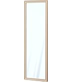 Amazon.co.jp: 無印良品 壁に付けられる家具ミラー オーク材 中 幅32.5