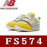 ニューバランス ベビーサイズ FS574 12.0 YGI イエロー/グレー