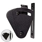 acrux7 Slidingバーンドアハードウェア ブラック A7US-BarnDoorLock-Latch-Blk-171206