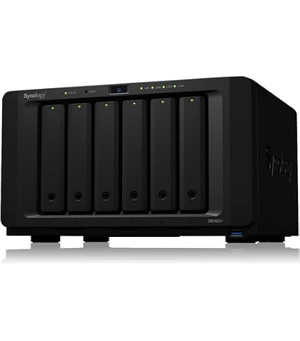 Amazon.co.jp: Synology NASキット 6ベイ 拡張可 DS1621+ クアッドコア