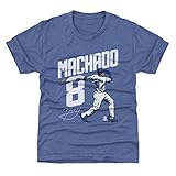 500レベルManny Machado Los Angeles野球子供用シャツ – Manny Machado Gone Kids Small (6-7Y) ブルー