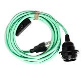 Swag Light - Hanging Pendant Light Cord Kit by Color Cord Company - Choose from multiple colors - Mi