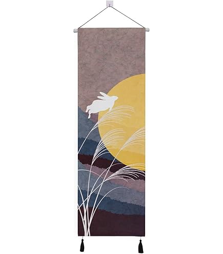 Amazon.co.jp: 掛軸 掛け軸 「秋冬山水図 冬」 雪舟 尺五 桐箱