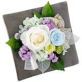 花由 プリザーブドフラワー メモリーフレーム 想-sou-【お供え お盆 仏花 仏壇 供花】