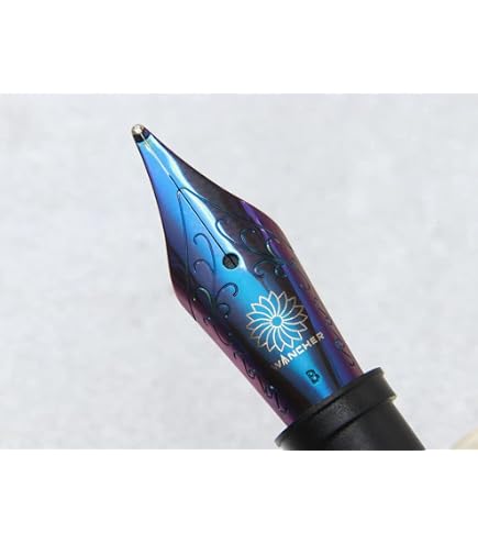 Amazon | WANCHER 万年筆 カレイド万年筆 グリーン 紫水 KALEIDO 12