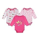 カバーオール　新生児　ロンパース　赤ちゃん　ベビー服　キッズ　ボディスーツ　3枚組　3点セット　長袖　快適　通気性 (10-12ヶ月, C)