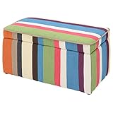 不二貿易 パッチワーク トランクベンチ シエナ 40×80cm カラフル 50377