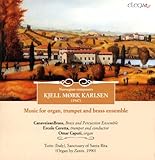 Music for organ trumpet and brass ensemble Concerto per organo op 28 Choralsonate op 13 n.3 per tromba e organo Deilig er Jorden per organo e percussioni Sinfonia Antiqua op 116 per organo solo