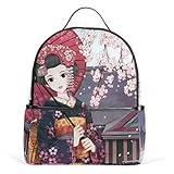 AyuStyle (アユスタイル) レディース バック リュック カバン　女の子 大容量　軽量 ポリエステル 通学 可愛い 女性用 大学生 高校生 (ガール 3)