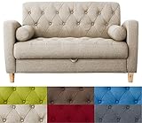 エムール 収納付 2人掛けソファ 「イラレル」 幅123cm ベージュ