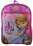 Disney - Sofia The First Girl's 15" School Backpack Travel Bag [並行輸入品]