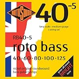 ROTOSOUND ロトサウンド ベース弦 Nickel on Steel Roundwound 5弦 / Medium (.040-.125) RB40-5