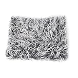 ノーブランド品　２PCS　新生児　赤ちゃん　毛布　ブランケット　敷物　タグ　スタッファー　撮影小道具　ベビーカー用　ダークグレー