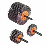 Walter Coolcut Abrasive Flap Wheel Round Shank Aluminum Oxide 2-1/2 Diameter 1-1/2 Face Width Grit 8