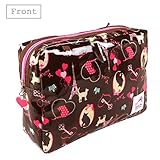 ポーチェ(pouche) 消臭ポーチ クラッチバッグ (フレンチキャットブラウン)