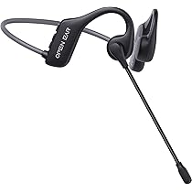 Amazon.co.jp: 骨伝導イヤホン マイク付き、ヘッドセット Bluetooth
