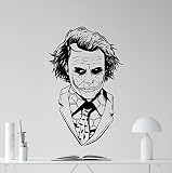 ジョーカースーパーヒーロー壁デカールビニールステッカーWhy So Serious Marvel Comics壁アートデザイン家庭用品キッズ部屋ベッドルーム装飾取り外し可能な壁壁画10zzz