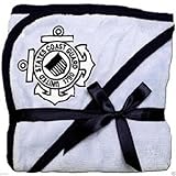 U.S. Coast Guard Licensed Logo Soft Fleece Baby Blanket (USCG Blue) by United States Coast Guard