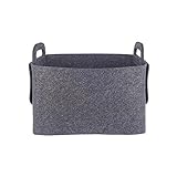 折りたたみ式ストレージバスケットフェルトキューブコンテナLaundry Hamper with耐久性ハンドルホームOrganizerオフィス寝室用クローゼットToys S
