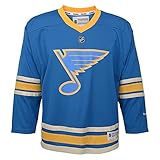 NHLセントルイスユースBoys 8 – 20 Blues冬クラシックレプリカジャージー、ネイビー、S - M