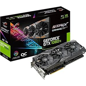 ASUS R.O.G. STRIXシリーズ NVIDIA GeForce GTX1080Ti搭載ビデオカード ベースクロック1569MHz STRIX-GTX1080TI-O11G-GAMING