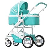 QXmEiベビーカートアルミニウム合金1 to 3 years old can lie down and can sit down and Fold双方向four-wheel衝撃吸収機能荷重を受ける1