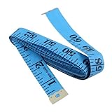 1.5Mミシンテーラーのための60 "ブルー軟質プラスチック柔軟な定規メジャーテープ