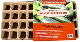 Jiffy-Ferry Morse Seed All Natural Fiber Seed Starter Plant Pots 36 Cell Brown FT36HFB