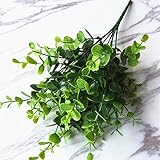 Kicode フェイクグリーングラス ミニプラスチック 植物の ホームデコレーションのために