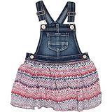 JordacheジーンズGirls幼児用レッド、ホワイト、ブルーSkirtallサイズ5t