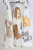 Forest Friends 100% Bamboo Swaddle Blanket 47x47 (47 x 47) Best Baby Shower Gift [並行輸入品]