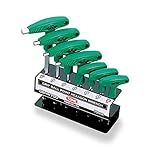 トネ(TONE) グリップボールポイントヘキサゴンレンチセット GBHW700 内容7点 グリーン