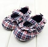 （セ・ミニョン）C'est mignon　ベビーシューズ　ファーストシューズ　ストラップ　チェック (12cm)