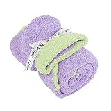 kashwere カシウェア 贈り物に♪ カシウエア ベビーブランケット/キャップ 13.ラベンダー/グリーン