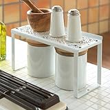 かわいい キッチン 収納ラック 【色： ホワイト】  調味料ラック  ミニラック 姫系雑貨