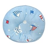 タックコーポレーション 冷感ベビーリングまくら (Blue Ocean) ≪新生児用≫ 約18×22cm 1564-B