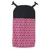 One Grace Place Sassy Shaylee Diaper Stacker, Black and Pink by One Grace Place [並行輸入品]