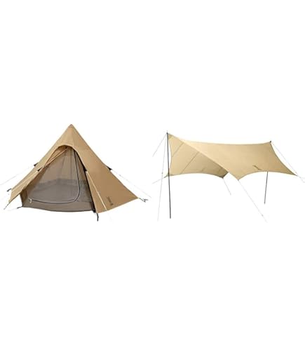 新品　ソトラボ KOKAGE Wing sand color SOTO LABO Amazon | SotoLabo cotton KOKAGE wing Narrow Sand Color