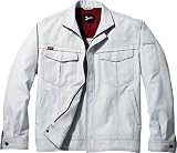 長袖ブルゾン Jawin ジャウィン 秋冬用 カジュアルワーク jd-52200-b シルバー ＥＬ(３Ｌ)