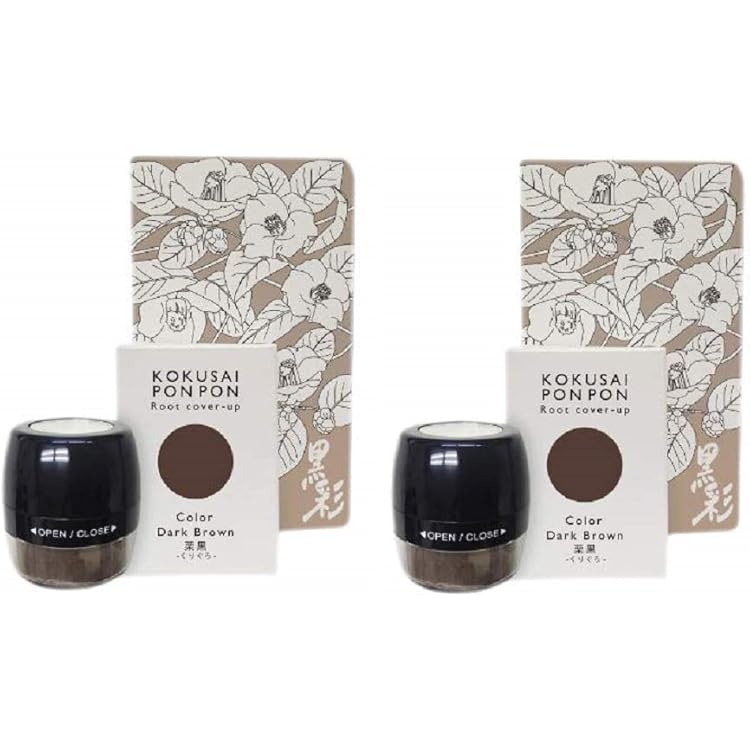 Amazon | アモロス 黒彩ぽんぽん 5g 栗黒 白髪染め | アモロス