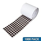 RokハードウェアHeavy Duty自己粘着フェルトパッドのバンパー、直径3 / 8インチ、1 / 8インチ高さ、ラウンド、ブラウン、パック1000 – rokfeltp38brn