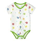夏用ボディースーツ、半袖ボディスーツ、新生児用ワンピース