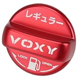 XIKER トヨタ ヴォクシー 70系 80系 90系専用 フューエルリッド フューエルキャップカバー アルミ製給油口キャップ VOXY ガソリンタンクキャップ おしゃれ カスタム アクセサリー 取り替えグッズ レギュラー仕様（レッド）