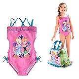 Disney(ディズニー) アナと雪の女王 エルサ ワンピース 水着 UV加工 ピンク US5/6 120cm [並行輸入品]