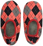 W.A.W workingうらもこ アーガイルレッド Lサイズ 職場・機内・旅先と様々なシーン使えるスリッパソックス