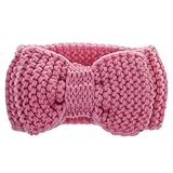 【ノーブランド 品】幼児　赤ちゃん　花　弾性　かぎ針　編み　ヘアバンド　ヘッドバンド　カチューシャ　全９色 - ピンク