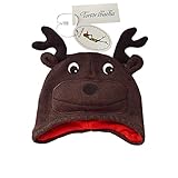 Tortor 1bacha(JP)　男女兼用　ベビー帽子　ニット帽子　女児　男児　子供帽子　キッズ　男の子　女の子　秋冬　赤ちゃん　柔らかい　0-4歳　出産祝い　新生児　綿100％ 鹿　可愛い小物　ク